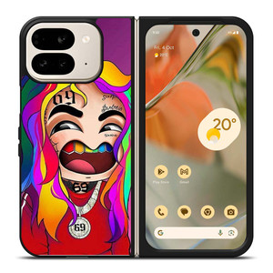 6IX9INE SIX NINE FACE CARTOON Google Pixel 9 Pro Fold Case Cover