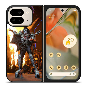 ACE FREHLEY AND GUITAR FIRE KISS Google Pixel 9 Pro Fold Case Cover