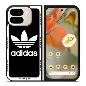 ADIDAS TREFOIL ROUND BLACK Google Pixel 9 Pro Fold Case Cover