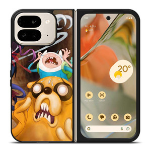 ADVENTURE TIME FINN AND JAKE CARTOON Google Pixel 9 Pro Fold Case Cover ADVENTURE TIME FINN AND JAKE CARTOON Google Pixel 9 Pro Fold Case Cover