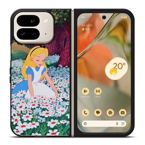 ALICE IN WONDERLAND FLOWER Google Pixel 9 Pro Fold Case Cover