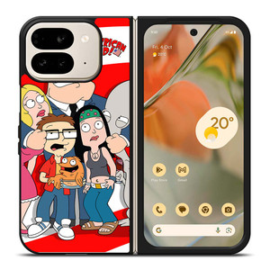 AMERICAN DAD USA FLAG Google Pixel 9 Pro Fold Case Cover