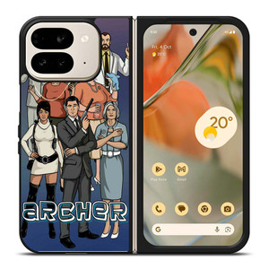ARCHER CARTOON ALL CAST Google Pixel 9 Pro Fold Case Cover