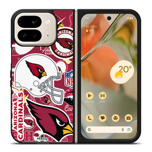 ARIZONA CARDINALS NFL STICKER BOMB Google Pixel 9 Pro Fold Case Cover ARIZONA CARDINALS NFL STICKER BOMB Google Pixel 9 Pro Fold Case Cover