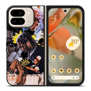 ASAP ROCKY RAPPER COLLAGE Google Pixel 9 Pro Fold Case Cover ASAP ROCKY RAPPER COLLAGE Google Pixel 9 Pro Fold Case Cover