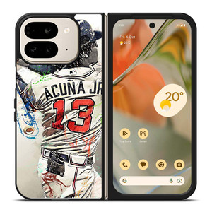ATLANTA BRAVES ACUNA JR 13 BASEBALL Google Pixel 9 Pro Fold Case Cover
