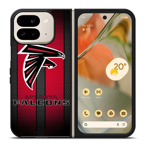 ATLANTA FALCONS METAL LOGO NFL Google Pixel 9 Pro Fold Case Cover ATLANTA FALCONS METAL LOGO NFL Google Pixel 9 Pro Fold Case Cover