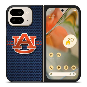 AUBURN TIGERS METAL LOGO Google Pixel 9 Pro Fold Case Cover AUBURN TIGERS METAL LOGO Google Pixel 9 Pro Fold Case Cover