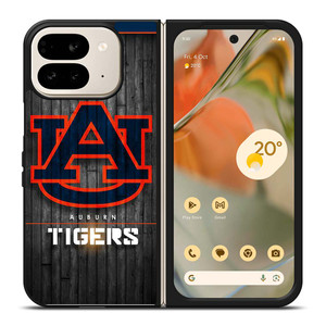 AUBURN TIGERS WOODEN LOGO Google Pixel 9 Pro Fold Case Cover AUBURN TIGERS WOODEN LOGO Google Pixel 9 Pro Fold Case Cover