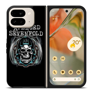 AVENGED SEVENFOLD A7X LOGO Google Pixel 9 Pro Fold Case Cover AVENGED SEVENFOLD A7X LOGO Google Pixel 9 Pro Fold Case Cover