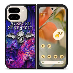 AVENGED SEVENFOLD ART LOGO Google Pixel 9 Pro Fold Case Cover AVENGED SEVENFOLD ART LOGO Google Pixel 9 Pro Fold Case Cover