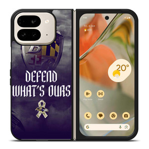 BALTIMORE RAVENS DEFEND WHATS OURS Google Pixel 9 Pro Fold Case Cover