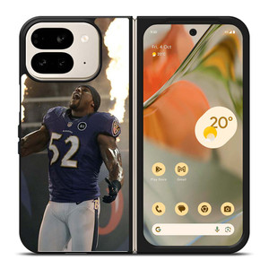 BALTIMORE RAVENS RAY LEWIS NFL Google Pixel 9 Pro Fold Case Cover