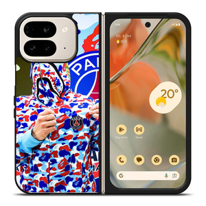 BAPE CAMO PARIS SAINT GERMAIN Google Pixel 9 Pro Fold Case Cover BAPE CAMO PARIS SAINT GERMAIN Google Pixel 9 Pro Fold Case Cover