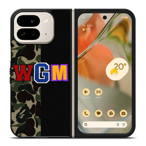 BAPE WGM CAMO Google Pixel 9 Pro Fold Case Cover