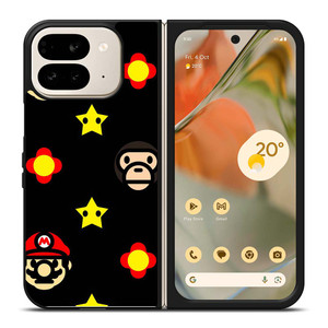 BATHING APE BAPE MARIO BROS Google Pixel 9 Pro Fold Case Cover BATHING APE BAPE MARIO BROS Google Pixel 9 Pro Fold Case Cover