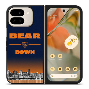 BEAR DOWN CHICAGO BEARS 3 Google Pixel 9 Pro Fold Case Cover BEAR DOWN CHICAGO BEARS 3 Google Pixel 9 Pro Fold Case Cover