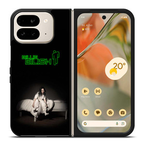 BILLIE EILISH GLOWING LOGO Google Pixel 9 Pro Fold Case Cover BILLIE EILISH GLOWING LOGO Google Pixel 9 Pro Fold Case Cover