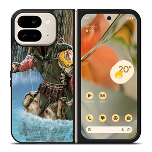 BOBA FETT STAR WARS CARTOON Google Pixel 9 Pro Fold Case Cover