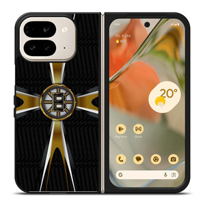 BOSTON BRUINS HOCKEY LOGO Google Pixel 9 Pro Fold Case Cover BOSTON BRUINS HOCKEY LOGO Google Pixel 9 Pro Fold Case Cover