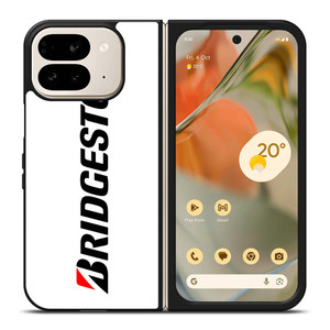 BRIDGESTONE TIRE LOGO WHITE Google Pixel 9 Pro Fold Case Cover