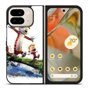 CALVIN AND HOBBES RIVER WOOD Google Pixel 9 Pro Fold Case Cover CALVIN AND HOBBES RIVER WOOD Google Pixel 9 Pro Fold Case Cover