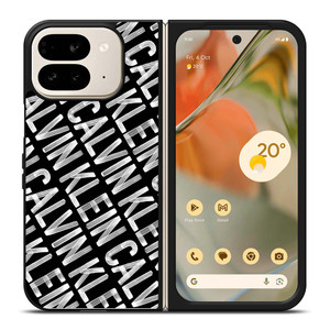 CALVIN KLEIN LOGO PATTERN Google Pixel 9 Pro Fold Case Cover CALVIN KLEIN LOGO PATTERN Google Pixel 9 Pro Fold Case Cover