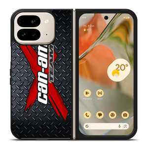 CAN AM X TEAM METAL LOGO Google Pixel 9 Pro Fold Case Cover CAN AM X TEAM METAL LOGO Google Pixel 9 Pro Fold Case Cover
