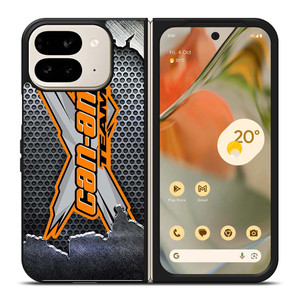 CAN AM X TEAM PLATE LOGO Google Pixel 9 Pro Fold Case Cover CAN AM X TEAM PLATE LOGO Google Pixel 9 Pro Fold Case Cover