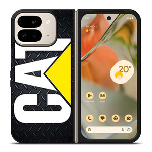 CATERPILLAR CAT METAL BLACK Google Pixel 9 Pro Fold Case Cover CATERPILLAR CAT METAL BLACK Google Pixel 9 Pro Fold Case Cover