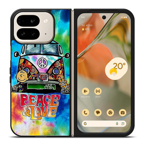 CHARLIE BROWN PEANUTS PEACE LOVE Google Pixel 9 Pro Fold Case Cover