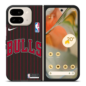 CHICAGO BULLS NIKE NBA STRIPE Google Pixel 9 Pro Fold Case Cover