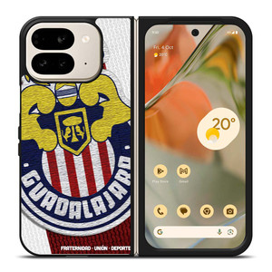 CHIVAS DE GUADALAJARA EMBOIRED LOGO Google Pixel 9 Pro Fold Case Cover CHIVAS DE GUADALAJARA EMBOIRED LOGO Google Pixel 9 Pro Fold Case Cover