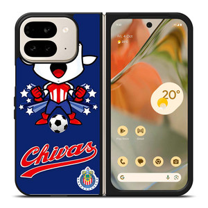 CHIVAS DE GUADALAJARA FOOTBALL MASCOT Google Pixel 9 Pro Fold Case Cover