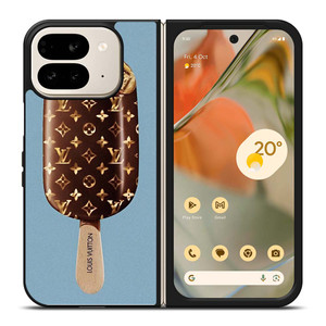 CHOCOLATE ICE CREAM LOUIS VUITTON Google Pixel 9 Pro Fold Case Cover CHOCOLATE ICE CREAM LOUIS VUITTON Google Pixel 9 Pro Fold Case Cover