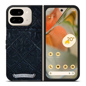 CHROME HEARTS LEATHER Google Pixel 9 Pro Fold Case Cover CHROME HEARTS LEATHER Google Pixel 9 Pro Fold Case Cover