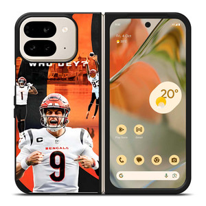 CINCINNATI BENGALS NFL JOE BURROW Google Pixel 9 Pro Fold Case Cover CINCINNATI BENGALS NFL JOE BURROW Google Pixel 9 Pro Fold Case Cover