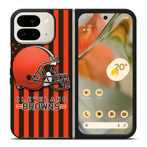 CLEVELAND BROWNS NFL Google Pixel 9 Pro Fold Case Cover CLEVELAND BROWNS NFL Google Pixel 9 Pro Fold Case Cover