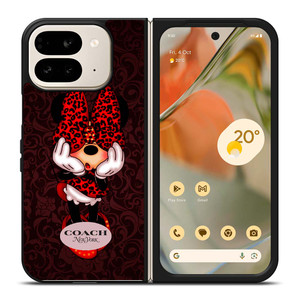 COACH MINNIE MOUSE NEW YORK Google Pixel 9 Pro Fold Case Cover COACH MINNIE MOUSE NEW YORK Google Pixel 9 Pro Fold Case Cover