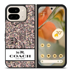 COACH NEW YORK ABSTRACK Google Pixel 9 Pro Fold Case Cover
