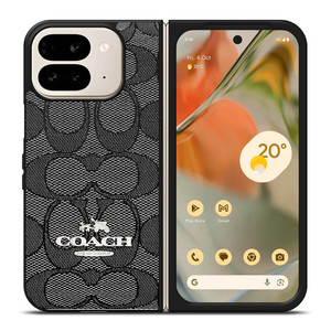 COACH NEW YORK CHARLIE SIGNATURE Google Pixel 9 Pro Fold Case Cover COACH NEW YORK CHARLIE SIGNATURE Google Pixel 9 Pro Fold Case Cover
