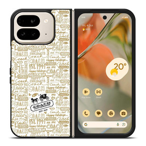 COACH NEW YORK COLLAGE Google Pixel 9 Pro Fold Case Cover COACH NEW YORK COLLAGE Google Pixel 9 Pro Fold Case Cover