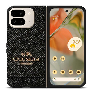 COACH NEW YORK LOGO Google Pixel 9 Pro Fold Case Cover COACH NEW YORK LOGO Google Pixel 9 Pro Fold Case Cover