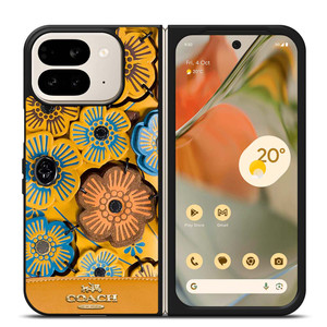 COACH NEW YORK ROSE TEA Google Pixel 9 Pro Fold Case Cover COACH NEW YORK ROSE TEA Google Pixel 9 Pro Fold Case Cover