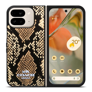COACH NEW YORK SIGNATURE CITY Google Pixel 9 Pro Fold Case Cover COACH NEW YORK SIGNATURE CITY Google Pixel 9 Pro Fold Case Cover