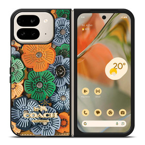 COACH NEW YORK TEA ROSE Google Pixel 9 Pro Fold Case Cover COACH NEW YORK TEA ROSE Google Pixel 9 Pro Fold Case Cover
