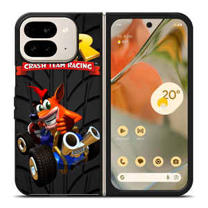 CRASH TEAM RACING BANDICOOT CTR TIRE Google Pixel 9 Pro Fold Case Cover