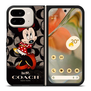 CUTE COACH MINNIE MOUSE Google Pixel 9 Pro Fold Case Cover