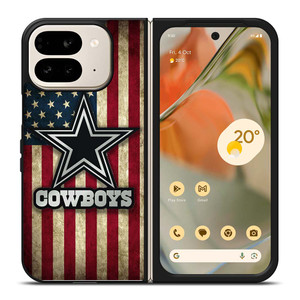 DALLAS COWBOYS AMERICAN FLAG Google Pixel 9 Pro Fold Case Cover