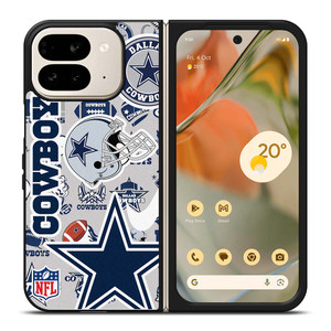 DALLAS COWBOYS NFL STICKER BOMB Google Pixel 9 Pro Fold Case Cover